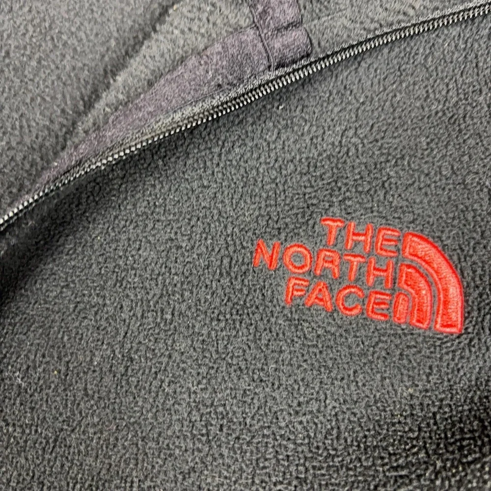 The North Face Jacket Mens XL Black Polartec Fleece 1/4 Zip Russia Olympics 2014